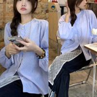 ราคา เสื้อเชิ้ตหญิงหน้าร้อน ใส่สบาย ไม่ร้อน (43613223483)
