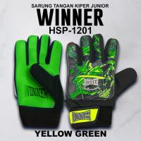 ราคา ถุงมือผู้รักษาประตู Junior Winner สีเหลืองสีเขียว HSP-1201 ผลิตในปากีสถานต้นฉบับ (53752140931)