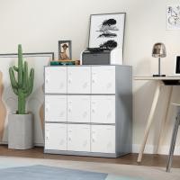 ราคา ตู้เก็บของ ตู้เก็บเอกสาร 9 ช่อง ตู้เหล็กเก็บเอกสาร เครื่องใช้สำนักงาน ตู้เก็บรองเท้า 3 ชั้น 3 แถว มีกุญแจ (25335223317)