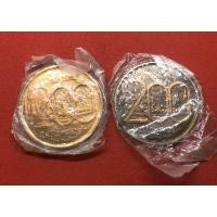 ราคา เหรียญที่ระลึกเนื่องในโอกาสสมโภชกรุงรัตนโกสินทร์ 200 ปี พ.ศ.2525 เนื้อทองแดง และทองแดงรมดำ (12171227192)