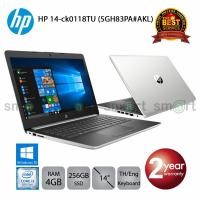 ราคา HP 14-ck0118TU (5GH83PA#AKL) i3-8130U/4GB/256GB SSD/14.0/Win10 (Natural Silver) (1560853913)