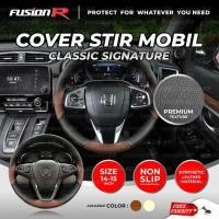 ราคา Ready ที่หุ้มพวงมาลัยรถยนต์ / ที่หุ้มพวงมาลัย FUSION R Classic Signature UNIVERSAL (51851306227)