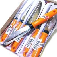 ราคา ที่ปอกผลไม้​ มีดปอกผลไม้​ ผัก​ มีดปอก 2คม ตราเพชร​ Best​ Quality​ ด้ามส้ม​ แข็งแรง​ สวยงาม (5867228709)