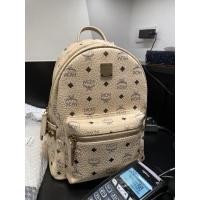ราคา Like New MCM backpack small size in beige (8281984374)
