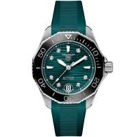 ราคา TAG Heuer TAG Heuer กีฬาอย่างเป็นทางการ Diving Series แฟชั่น Lagoon Blue Diamond Ladies Mechanical นาฬิกา (52553373123)