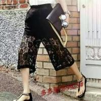ราคา ราคา 260 บาท Lace pants style janesuda brand กางเกงลูกไม้ผ้าเกาหลี เอวสูงทรงสวยเป๊ะผ้าลูกไม้แพงอย่า (10894347)