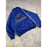 ราคา เสื้อแจ็คเก็ตโลโก้ใหญ่ของ Rapido สีน้ําเงินวินเทจ (18196053096)