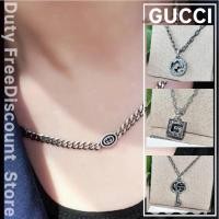 ราคา GUCCI Classic Square G Silver Men's Necklace & Women's Necklace กุชชี่ สร้อยคอผู้หญิง สร้อยคอผู้ชาย (29973341721)