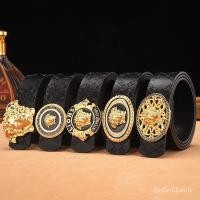 ราคา เข็มขัด Versace หนัง Cowhide สไตล์แฟชั่นสำหรับผู้ชาย (41026370250)