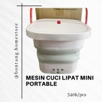 ราคา MESIN แบบพกพา MINI FOLDING WASHING MACHINE || เครื่องซักผ้ามินิ (22866076438)