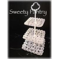 ราคา ฉัตรเค้ก / โต๊ะเค้ก / จานคัพเค้ก กล่องใส่โต๊ะขนม แบบ ที3 (7382430855)