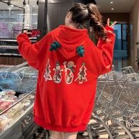 ราคา เสื้อกันหนาวคริสมาส เวอร์ชั่นเกาหลี แจ็คเก็ตเสื้อกันหนาวแฟชั่น คริสต์มาส การพิมพ์ หลวม ย้อนยุค เสื้อกันหนาว (13454276296)