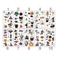 ราคา Halloween Nail Tatto tattoo สำหรับเด็ก การ์ตูน คาแรคเตอร์ แทททู ติดเล็บ สติกเกอร์เล็บแบบลอกน้ำ รวมลาย น่ารักทุกลาย (19257617317)