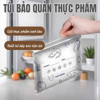 ราคา ชุดถุงอาหารซิปป้องกันการรั่ว 10 ใบ,ถุงอลูมิเนียมสําหรับตู้แช่แข็งที่ปลอดภัยกล่องเก็บอาหาร thi1102 (57401917796)