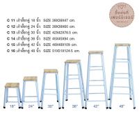 ราคา เก้าอี้ขาเหล็กคู่ หน้าไม้ยางพารา (1256725101)