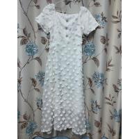 ราคา use เดรสสีขาว เดรสอลัง ป้ายbo rich ta ใส่1ครั้ง ชุดขาวดำ (20978613154)