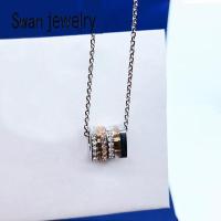 ราคา สร้อยคอยกโขนหงส์ GHSJJ พร้อมจี้หงส์และสร้อยคอโซ่เงิน สไตล์หรูหรา (46503736712)