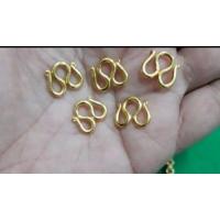 ราคา ตะขอตัวเอ็มสีทองใส่กับสร้อยคอหนัก2บาท (23443801495)