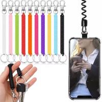 ราคา มัลติฟังก์ชั่พวงกุญแจเชือกฤดูใบไม้ผลิสายโทรศัพท์มือถือป้องกันการสูญหายหดเกลียวยืดหยุ่นพวงกุญแจสายคล้องเชือกเส้นเล็ก (28632546075)