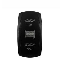 ราคา Winch In Winch Out 7Pins (on)-off-(on) 12V 24V Marine Boat Rocker Switch Toggle Switch with Blue LED Light for Car Truck Marine (40520069789)