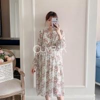 ราคา ชุดเดรสคลุมท้องผ้าชีฟอง AA3607 (9977610063)