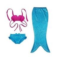 ราคา ชุดว่ายน้ำนางเงือกมีหาง สีฟ้า (63905883)