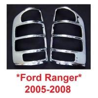 ราคา ครอบไฟท้าย FORD RANGER 2005-2008 ชุบโครเมี่ยม รุ่นไฟท้ายแดง ฟอร์ด เรนเจอร์ ไฟท้าย ฝาครอบไฟท้าย 2006 2007 (14848516677)