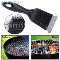 ราคา GUOGUA Grill Cleaner, 2 in 1 Deep Cleaning BBQ Cleaning Brush, Portable Blade Sharp Tail Steel Brush Baking Brush Gadgets Kitchen (28893246306)
