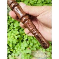 ราคา ไม้ครู ไม้ตะพดจิ๋ว ทำจากไม้สาธรลายสวยจัด ยาว 20 cm (21931299661)