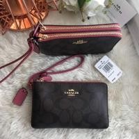 ราคา กระเป๋าคล้องมือ 2 ซิป Coach (2724988529)
