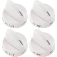 ราคา 316442512 ลูกบิดเตา ชุดควบคุมช่วงเตาอบแก๊สสีขาวเข้ากันได้กับ Frigidaire, Kenmore, Sears Burner (4PACK) (40476664037)