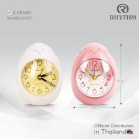 ราคา นาฬิกาตั้งโต๊ะ RHYTHM นาฬิกาตั้งโต๊ะรูปไข่ นาฬิกาไข่ไดโนเสาร์ รับประกัน 2 ปี-4RE886WT (19642889463)
