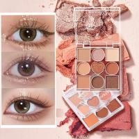 ราคา Eyeshadow Disc Powder Palette พาเลททาตา9สี สีสวยมากและติดทนนาน (25220470046)