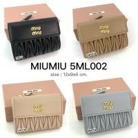 ราคา Miu Miu Logo-Lettering Wallet❌ รบกวนทักมาสอบถามก่อนกดสั่งซื้อ ❌ (26883800853)