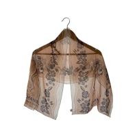 ราคา CHANEL Scarf Beige Silk Women Chiffon Patterned all over Direct from Japan Secondhand (26604423605)