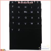ราคา WNTEOLAND 30 ชิ้น Index Card Organizer, สีดําตัวอักษรแฟ้ม Dividers, คู่มือการ์ดเปล่า Index Card Home (42218927256)