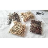 ราคา หัวดอกบานไม่รู้โย​ กระถินทุ่ง​ กลีบดอกไม้ หัวดอกไม้แห้ง ถุงใหญ่100-200 ดอก (23829157800)