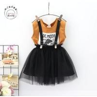 ราคา ชุดเด็กผู้หญิง เสื้อพร้อมเอี๊ยมกระโปรงฟรุ้งฟริ้ง ถอดสายได้ (พร้อมส่งในไทย) (384474433)