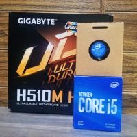 ราคา CPU (ซีพียู) INTEL CORE I5 10400F + GIGABYTE H510M H (SOCKET LGA 1200) สินค้ามือ2 (มีกล่อง) มีประกันศูนย์ไทย (25131119913)