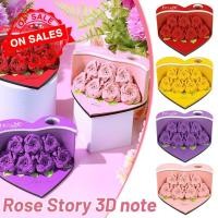 ราคา รักกุหลาบกระดาษประติมากรรมสามมิติเหนียวปฏิทินเครื่องประดับเหนียวฉีกขาดขนาดเล็ก เจ2ฉัน9 (28118360393)