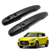 ราคา ครอบมือจับ มือดึงประตู ประตูหน้า ซ้าย+ขวา รุ่นท็อป ดำด้าน 4ชิ้น สำหรับ ซูซูกิ สวิฟ Suzuki Swift Top ปี 2018 2019 2020 (5032912682)