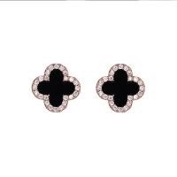 ราคา 2021 ต่างหูเงิน Hypoallergenic รูปใบโคลเวอร์สี่ใบโคลเวอร์แฟชั่นสตรี (13434960551)