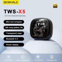 ราคา Bkwhale TWS X5 หูฟังบลูทูธไร้สาย สเตอริโอ พร้อมไมโครโฟน (24859582574)