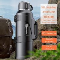 ราคา 1.2L 1.5L 2L 3L 4L ขนาดใหญ่ความจุความร้อน 316 สแตนเลสความร้อนร้อน/เย็น Thermos ขวด Camping เดินป่ากระติกน้ําสูญญากาศขวดความร้อน 不par 瓶钢温保温保 (27787365185)