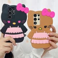 ราคา เคสโทรศัพท์ซิลิโคน แบบนิ่ม ลาย Sanrio Hello Kitty กันกระแทก สําหรับ Samsung Galaxy S24 S23 S22 S21 S20 Plus Ultra S21FE S20FE S23FE Note 20 (18890513121)