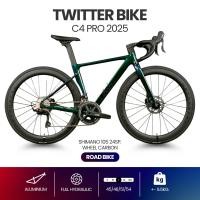 ราคา จักรยานเสือหมอบ TWITTER รุ่น C4 PRO RS 24SP. NEW2025 (26869059611)