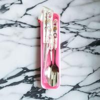 ราคา ช้อน ส้อม ตะเกียบ ลายการ์ตูนมีหลายลายจ้า (3991429202)