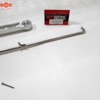 ราคา NUI สายเรค แตะขอ + ยึดดั้ม สล็อท + มือลิงซู ใส่สวิงอาร์ม สวิงอาร์มยืด 2 นิ้ว WAVE110i / WAVE125R / WAVE125S / WAVE125ไฟเ (42362815413)