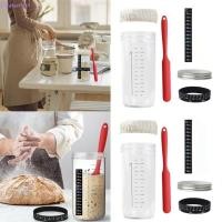 ราคา QHENTIN Sourdough Starter Jar Kit, ภาชนะเริ่มต้นขนมปังเปรี้ยวทนความร้อนแบบใช้ซ้ําได้, 24Oz 34Oz พร้อมเครื่องวัดอุณหภูมิขนาดกลิ่นเปรี้ยวแป้งเริ่มต้นขวดวัฒนธรรมคาเวียร์ (28036971932)