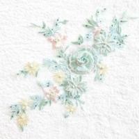 ราคา ดอกไม้ 3D ช่อดอก ดอกปัก ตกแต่งเสื้อผ้า ตกแต่งกระเป๋าสาน (4253452718)